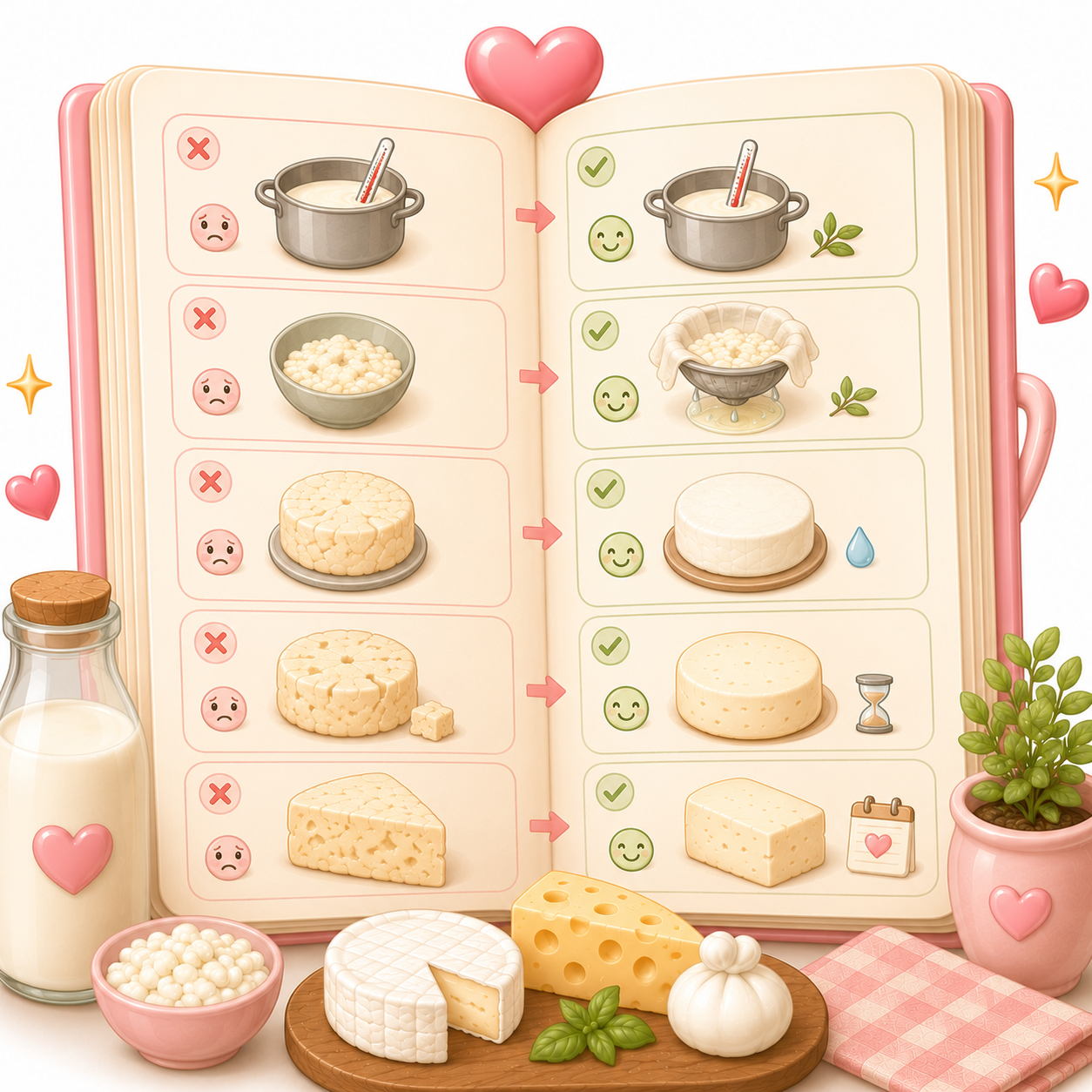 Beginner Cheese Mistakes Fix Notes