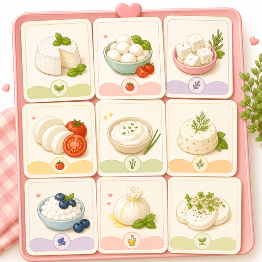 Fresh Cheese Flavor Cards