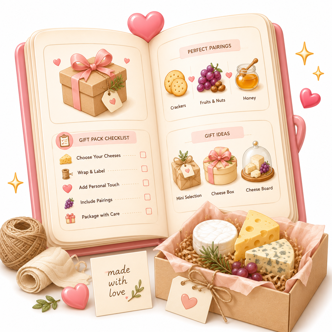Homemade Cheese Gift Pack